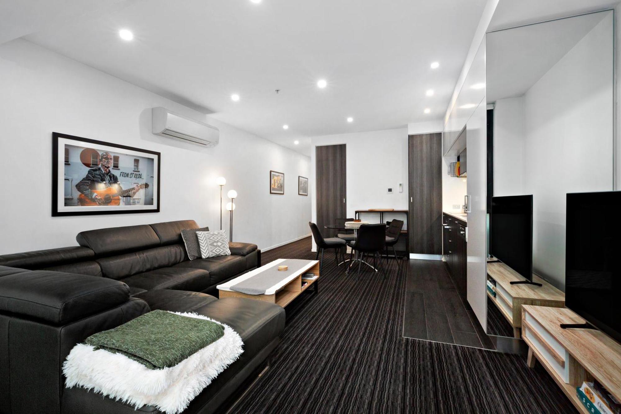 Modern Quiet 1 & 2 Bed Apt Opposite Albert Park Melbourne Esterno foto